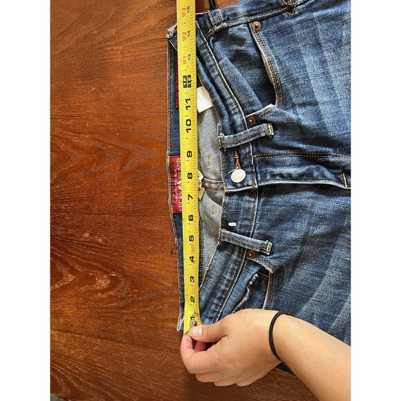 LUCKY BRAND Y2K Sofia Bootcut Flare Leg Denim Jeans Sz 6/28 Dark Wash - Picture 11 of 11